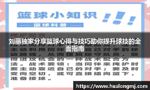 刘丽独家分享篮球心得与技巧助你提升球技的全面指南